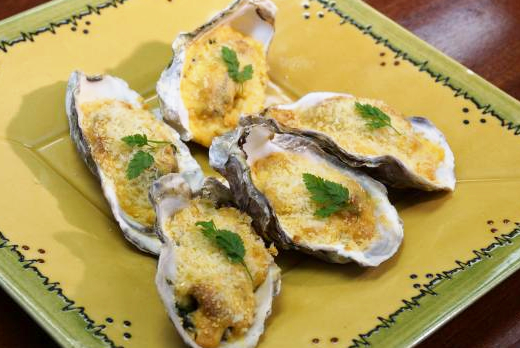 カキのオランデーズソース焼き