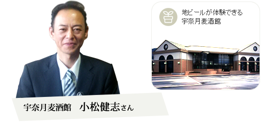 宇奈月麦酒館　小松健志さん