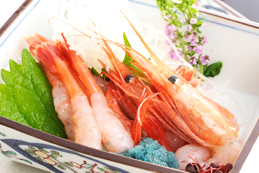 甘エビの刺身