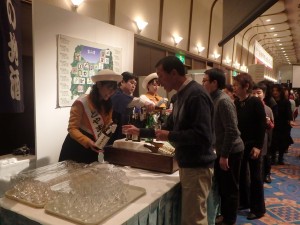 地酒の試飲