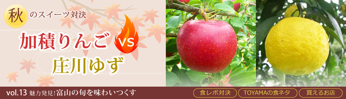 vol.13　加積りんごvs庄川ゆず